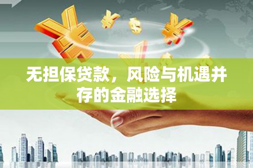 拉孜无担保贷款，风险与机遇并存的金融选择
