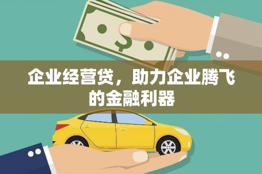 岳塘企业经营贷，助力企业腾飞的金融利器