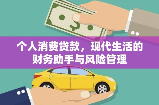 萍乡个人消费贷款，现代生活的财务助手与风险管理