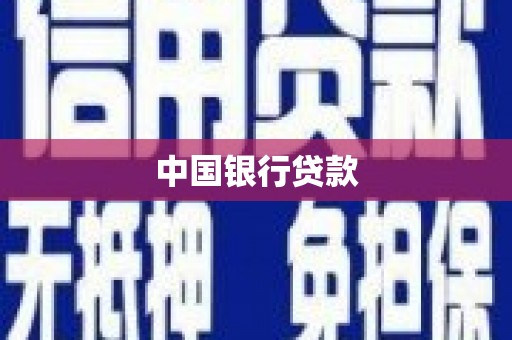蓬溪中国银行贷款