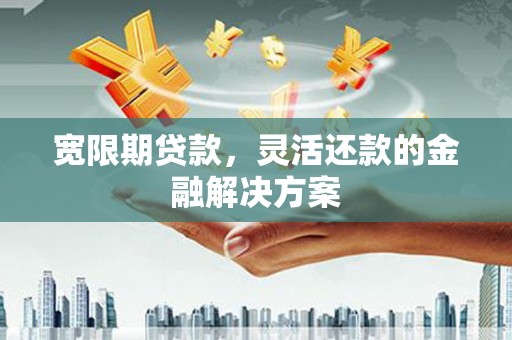 汉台宽限期贷款，灵活还款的金融解决方案