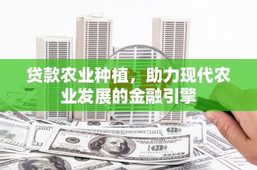 果洛贷款农业种植，助力现代农业发展的金融引擎