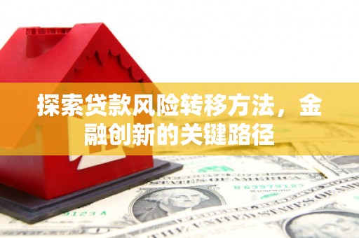 怒江探索贷款风险转移方法，金融创新的关键路径