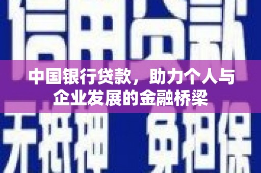 苏尼特右旗中国银行贷款，助力个人与企业发展的金融桥梁
