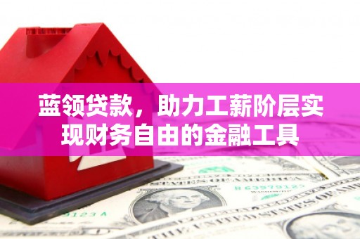 长子蓝领贷款，助力工薪阶层实现财务自由的金融工具