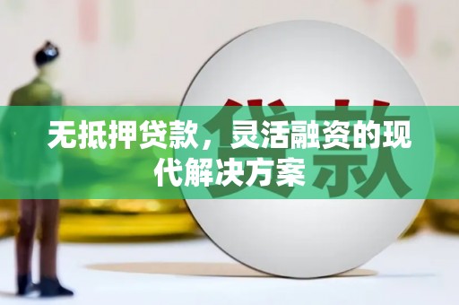 丰原无抵押贷款，灵活融资的现代解决方案