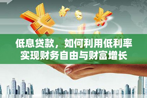 嘉荫低息贷款，如何利用低利率实现财务自由与财富增长