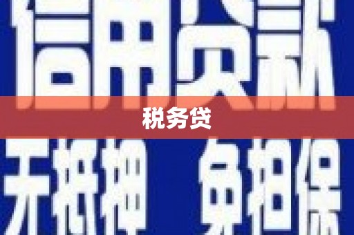 板桥税务贷